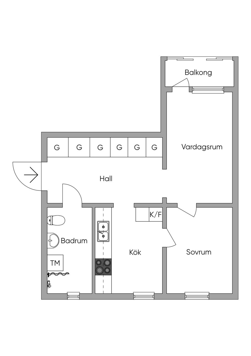 Varmt välkommen hem till Solgatan 8B!