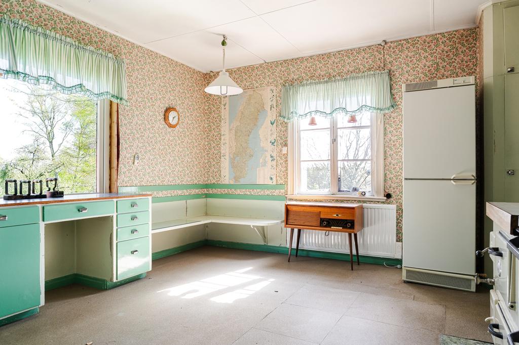 Del av köket, plats för matbord