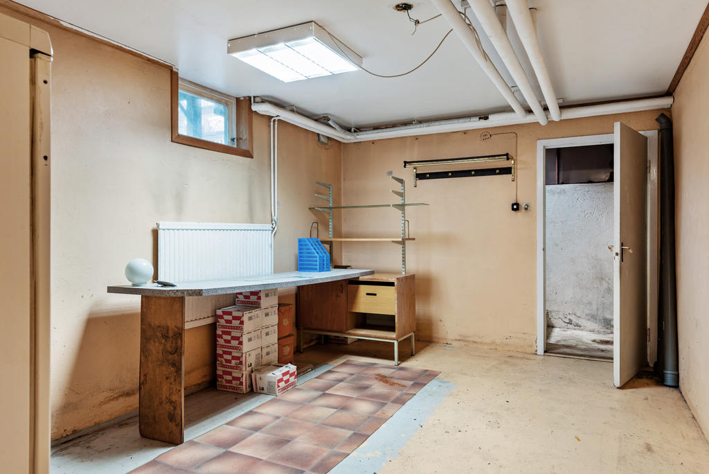 Utrymme källarplan. 