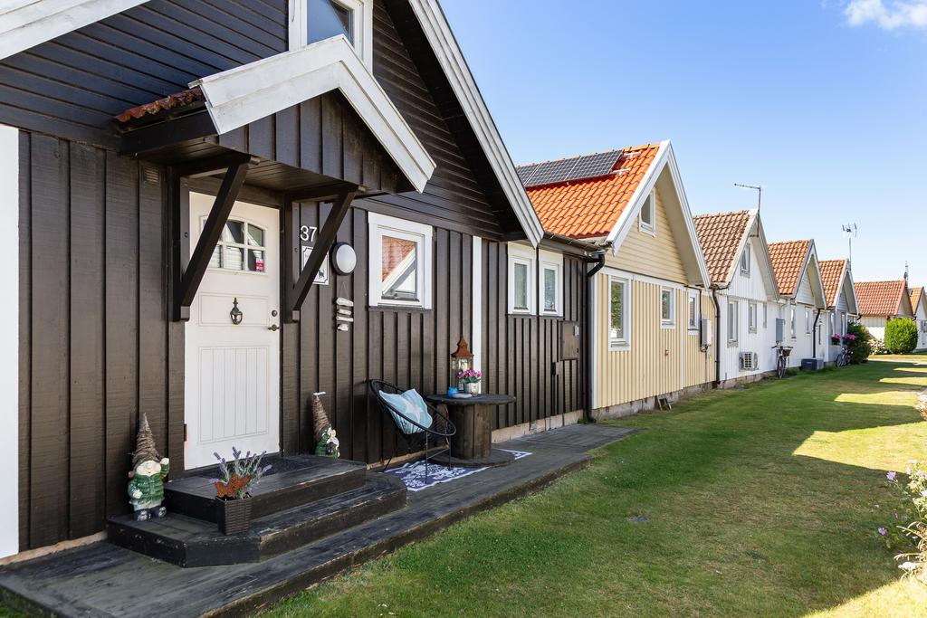 Även vid entrén finns det möjlighet till uteplats