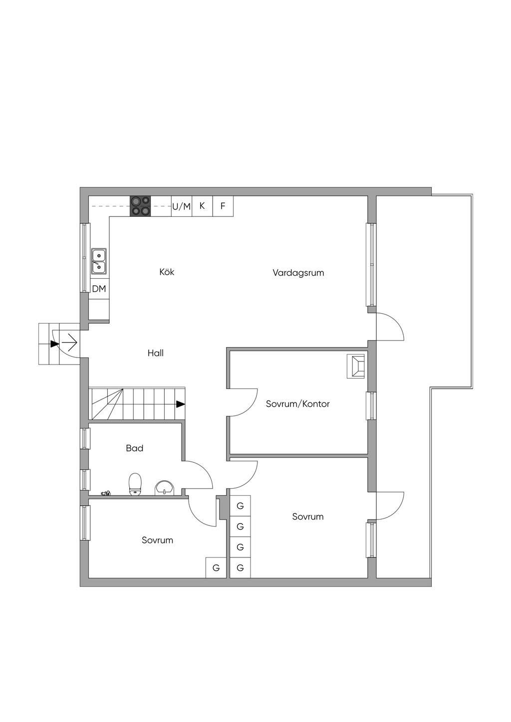 Övre plan