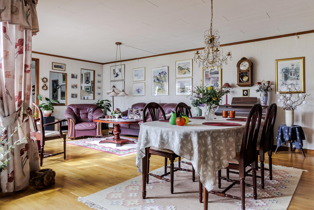 Rymligt vardagsrum
