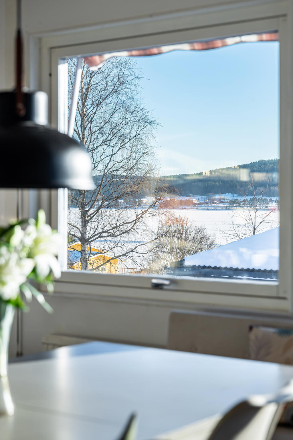 Vacker utsikt från matplatsen!