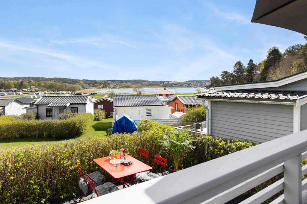 Njut av solen och utsikten 