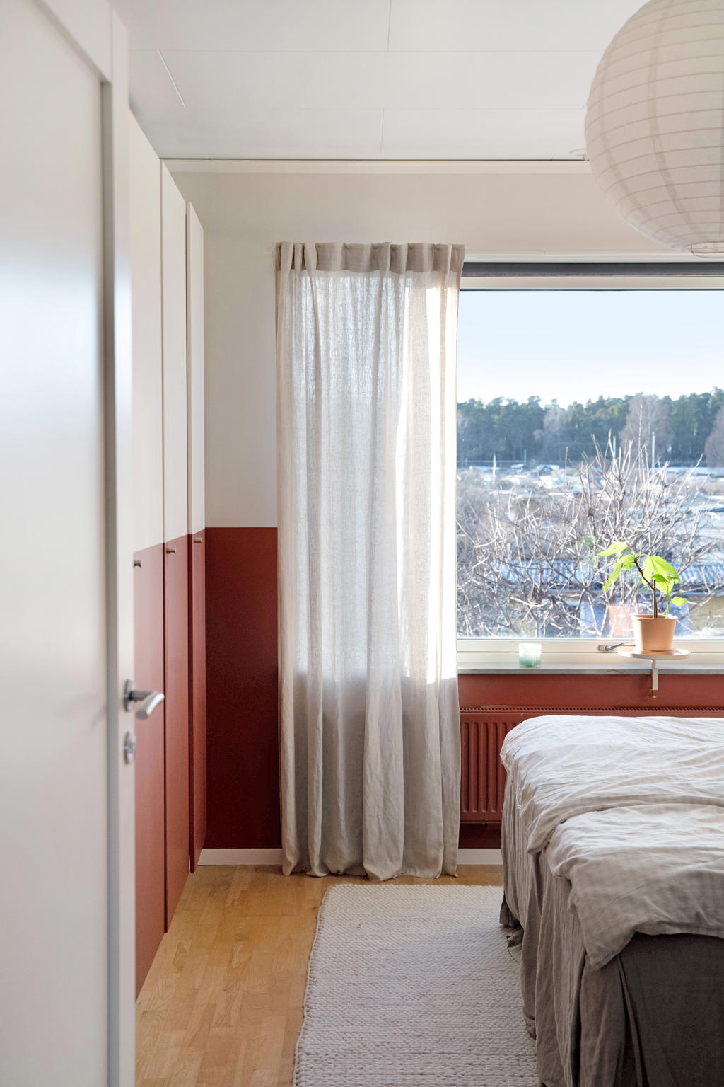 Garderobsvägg i sovrum