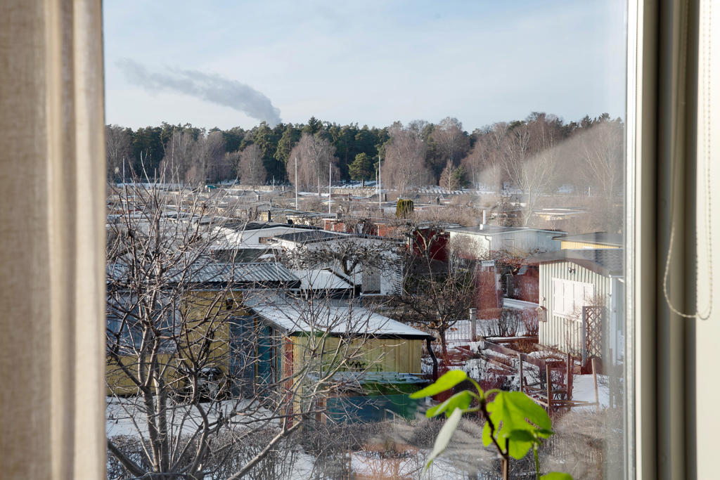 Utsikt mot koloniområdet