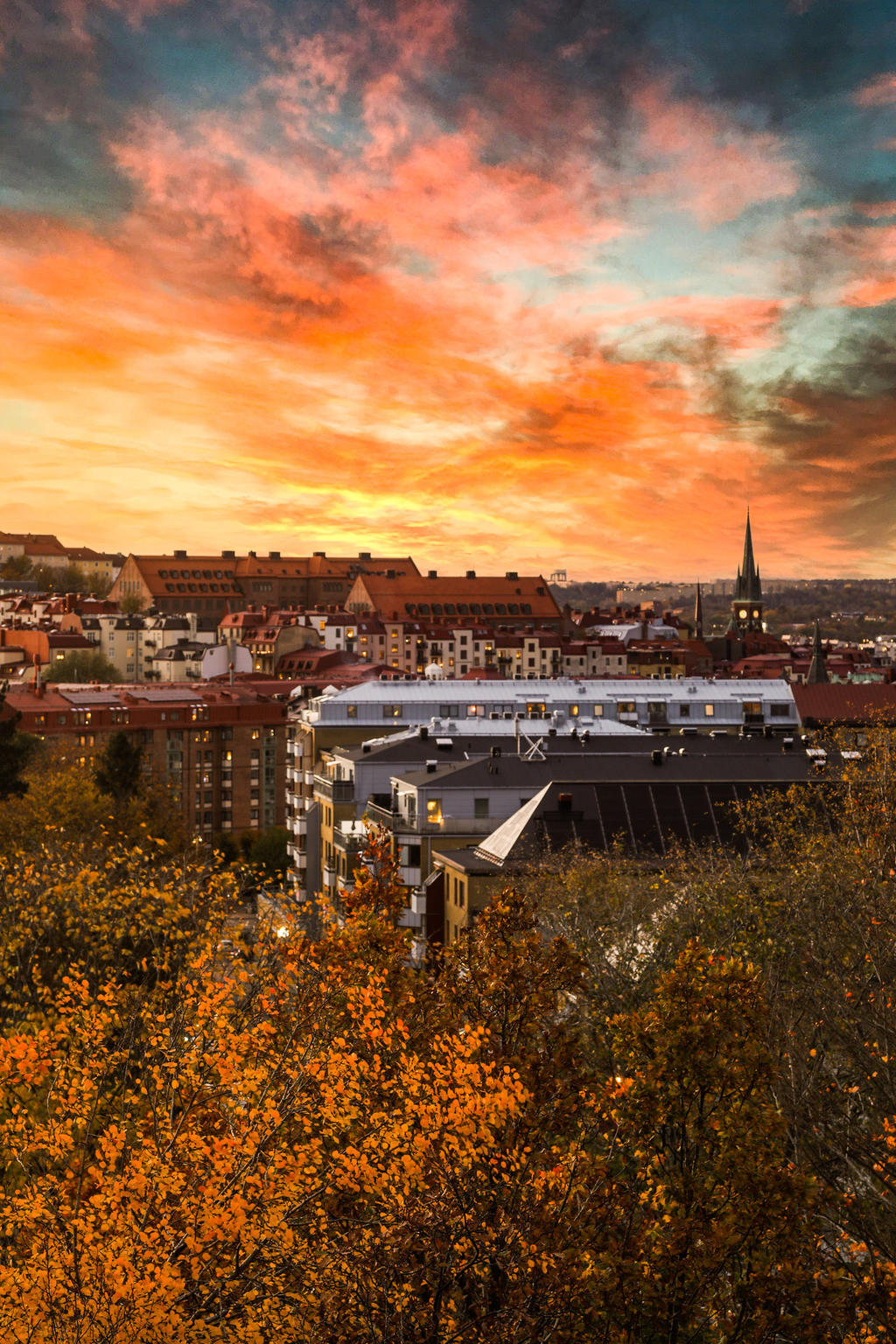 Utsiktsplast på Lövskogsgatan