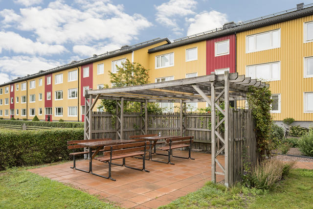 Trevlig innergård i föreningen