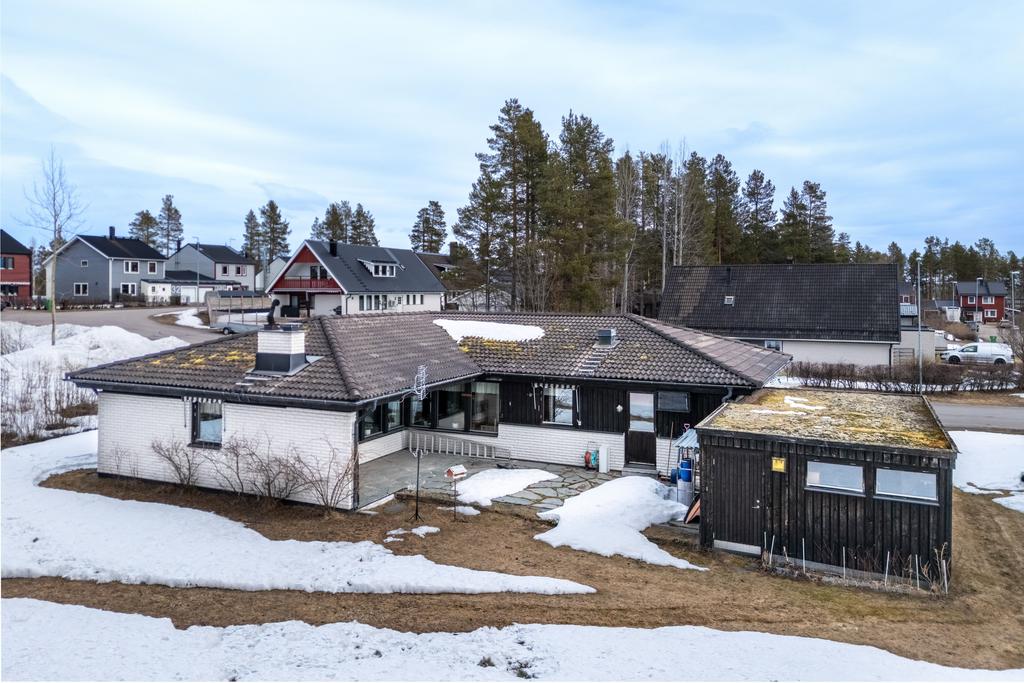Solig uteplats 