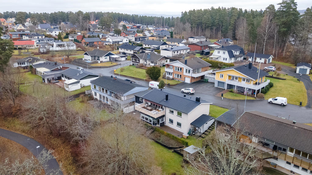 Vy över området