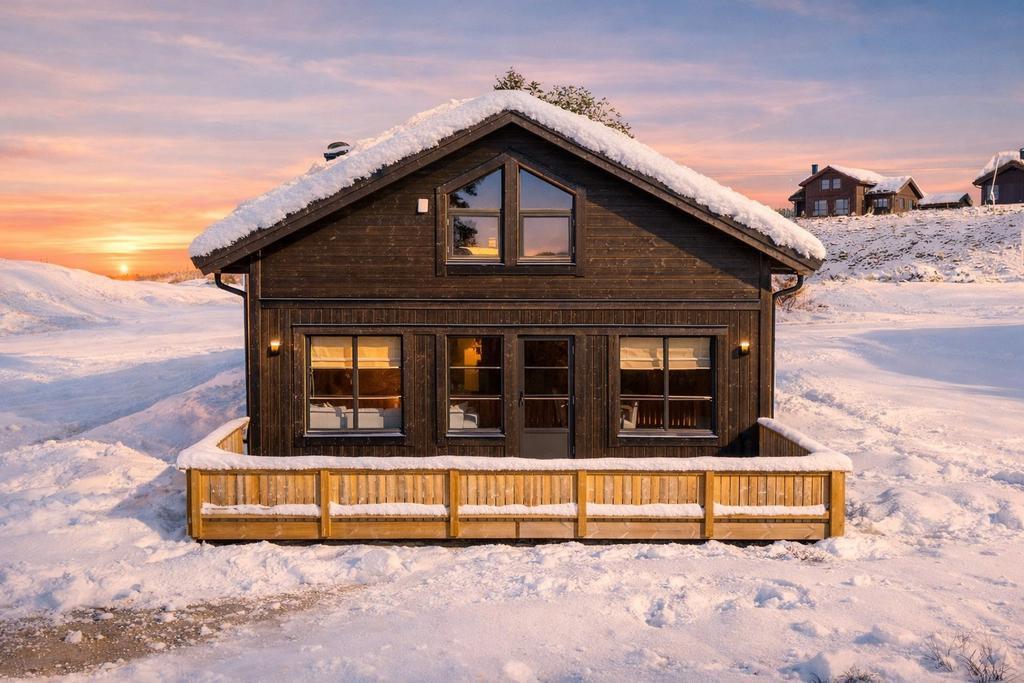 EXEMPELBILD färdig stuga. Observera att stugan på bilden kan vara extrautrustad