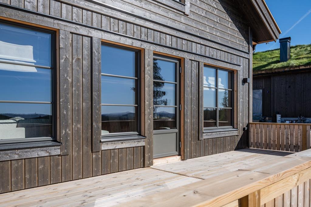 EXEMPELBILD färdig stuga. Observera att stugan på bilden kan vara extrautrustad