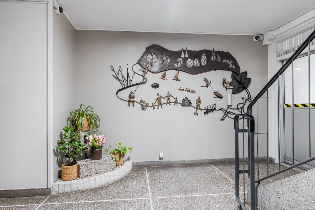 Bostadsrättföreningens entré