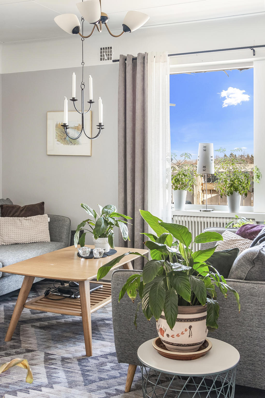Vardagsrum. Åsgatan 6 - övre plan.