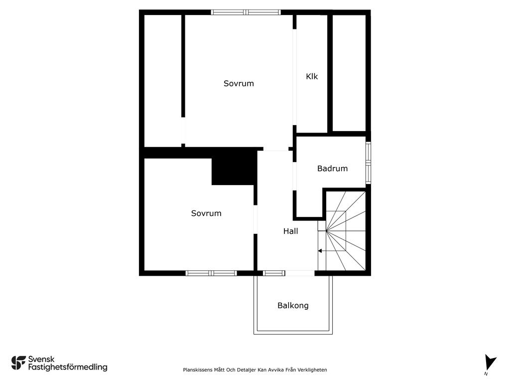 Övervåning planlösning