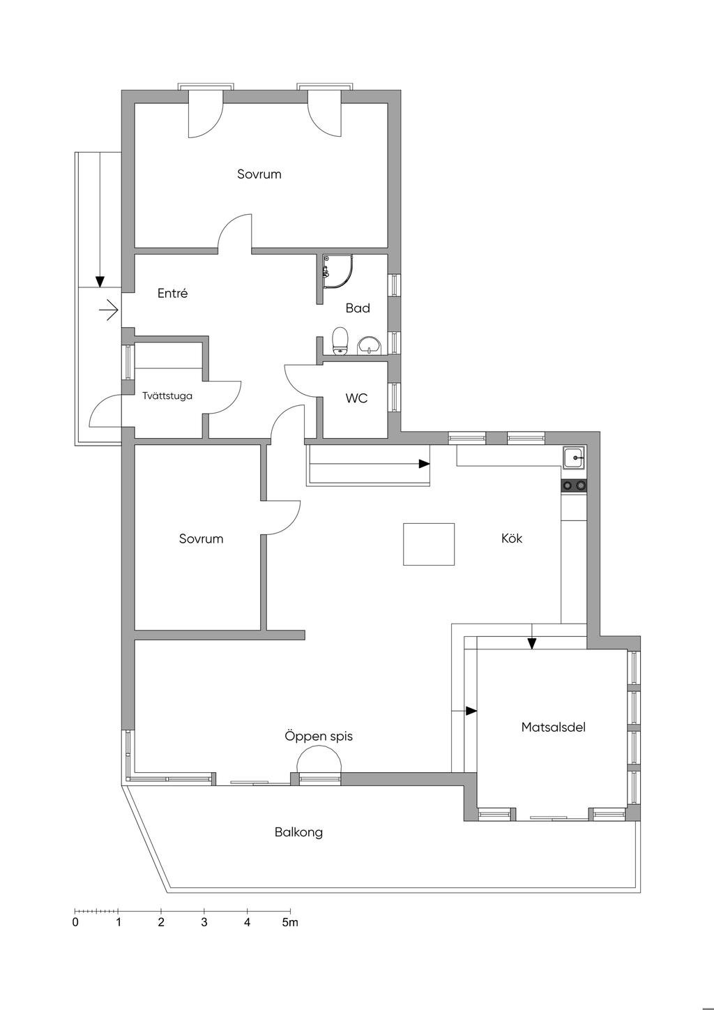 Övervåningens bostad