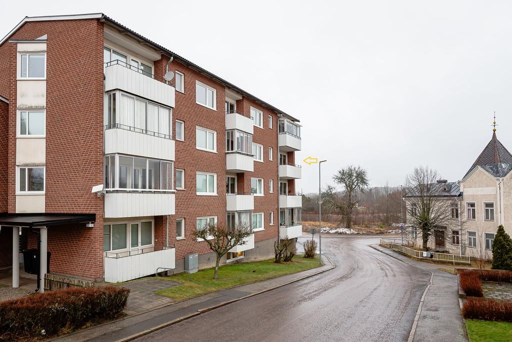 Balkong med vy över hustaken