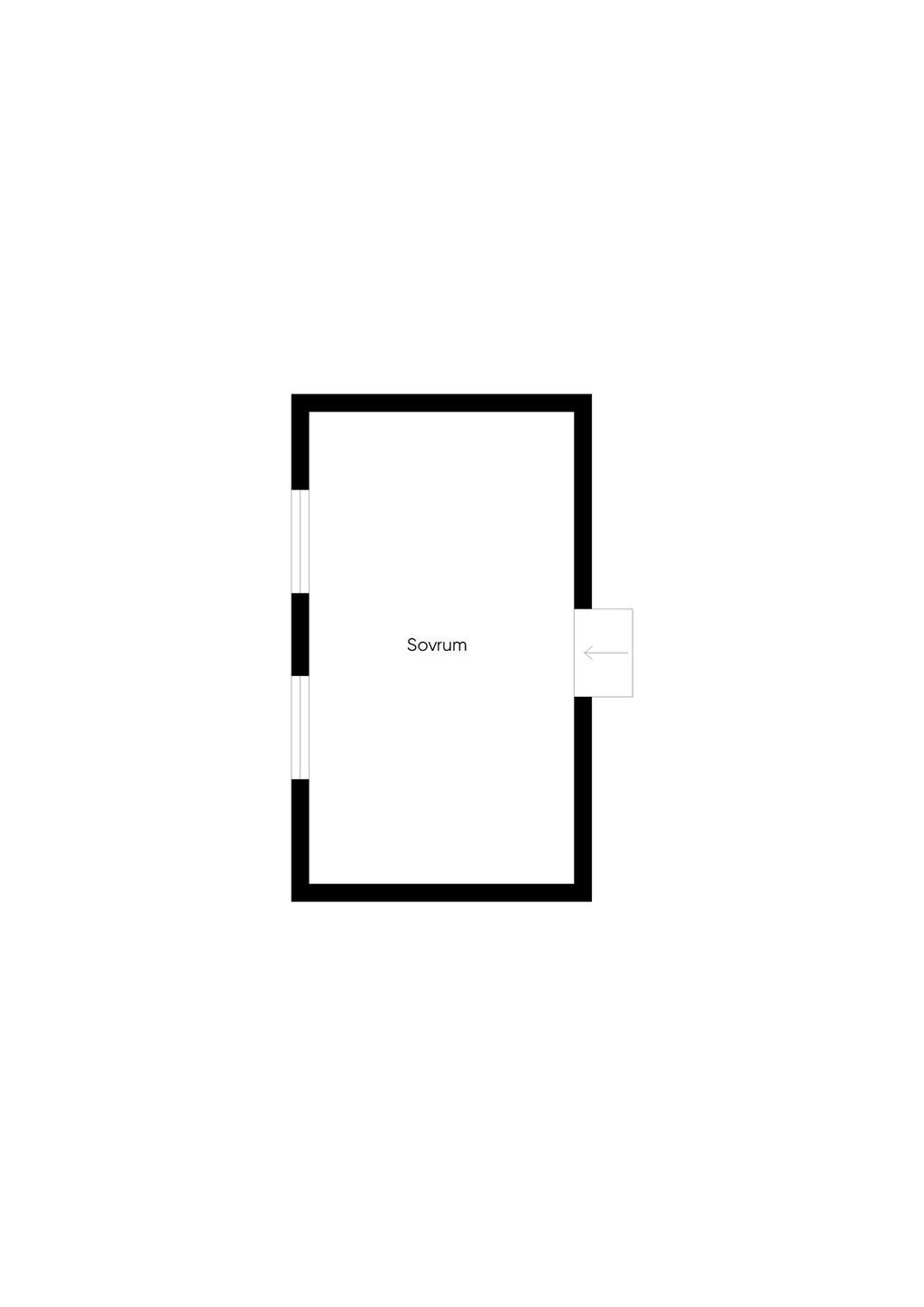 Planlösning - Sovloft