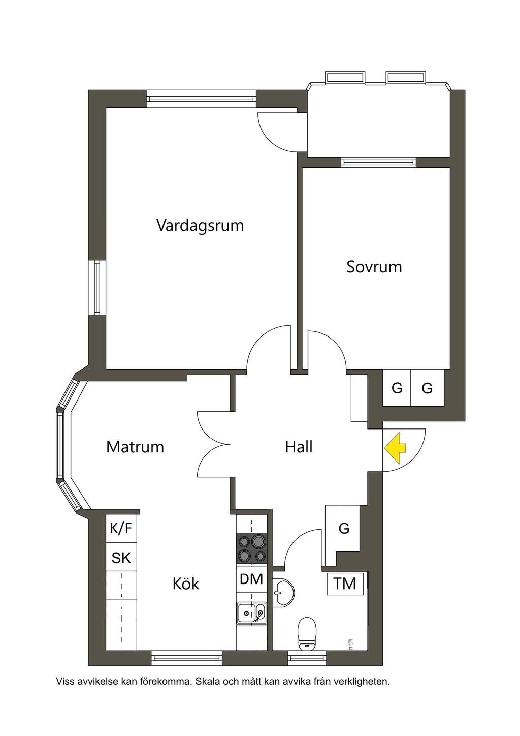 Nuvarande planlösning