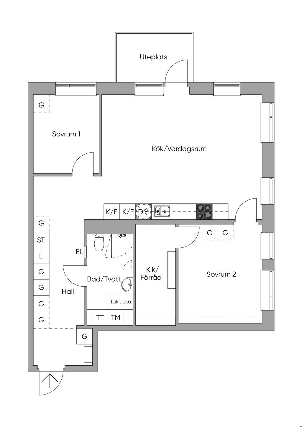Planlösning 2D