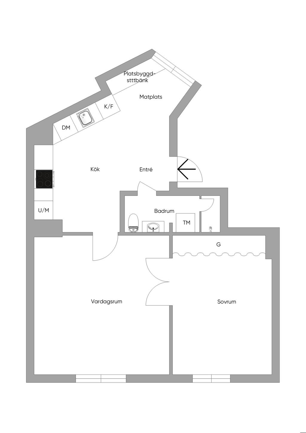 Alternativ planlösning
