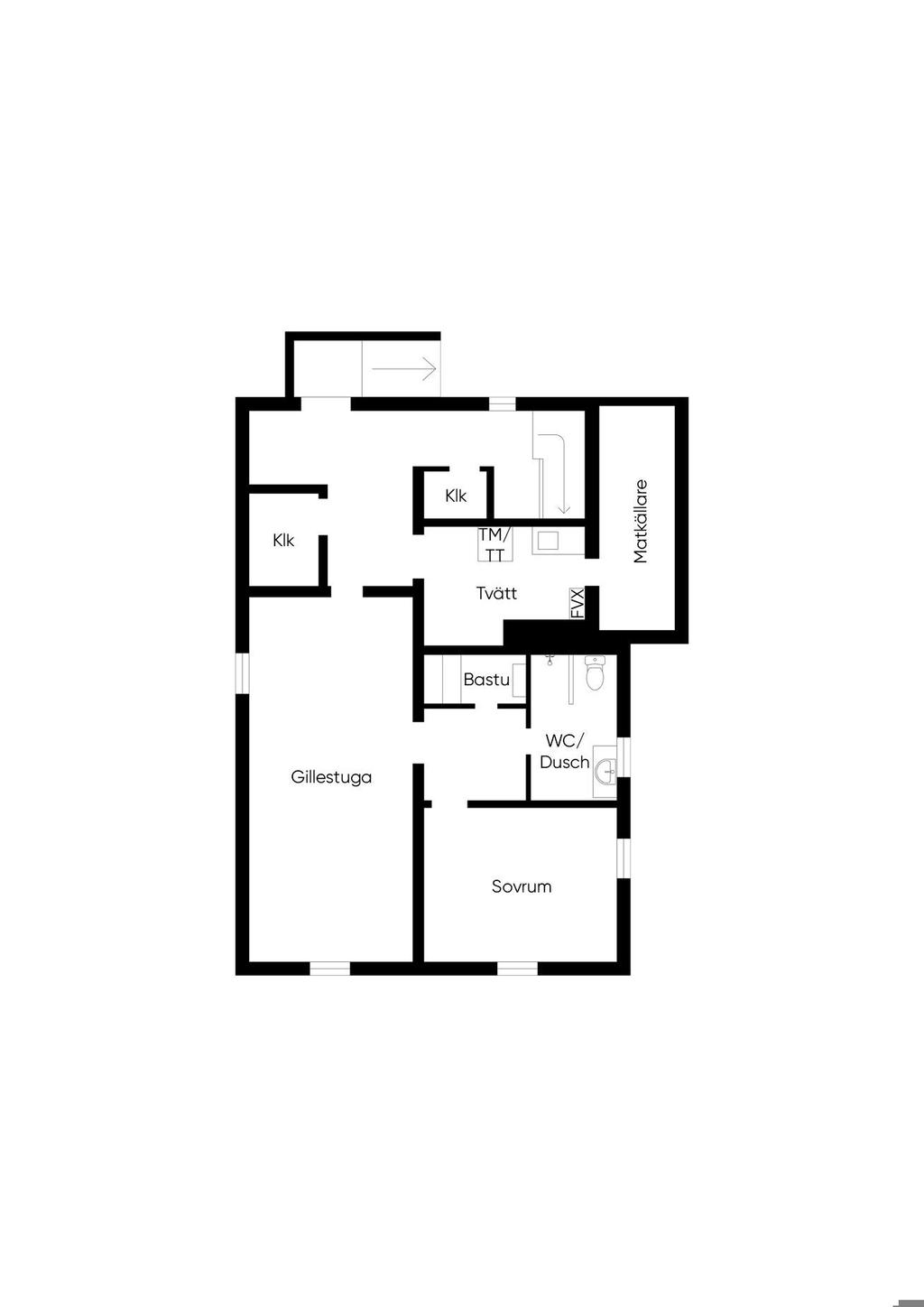 Planlösning Källarplan