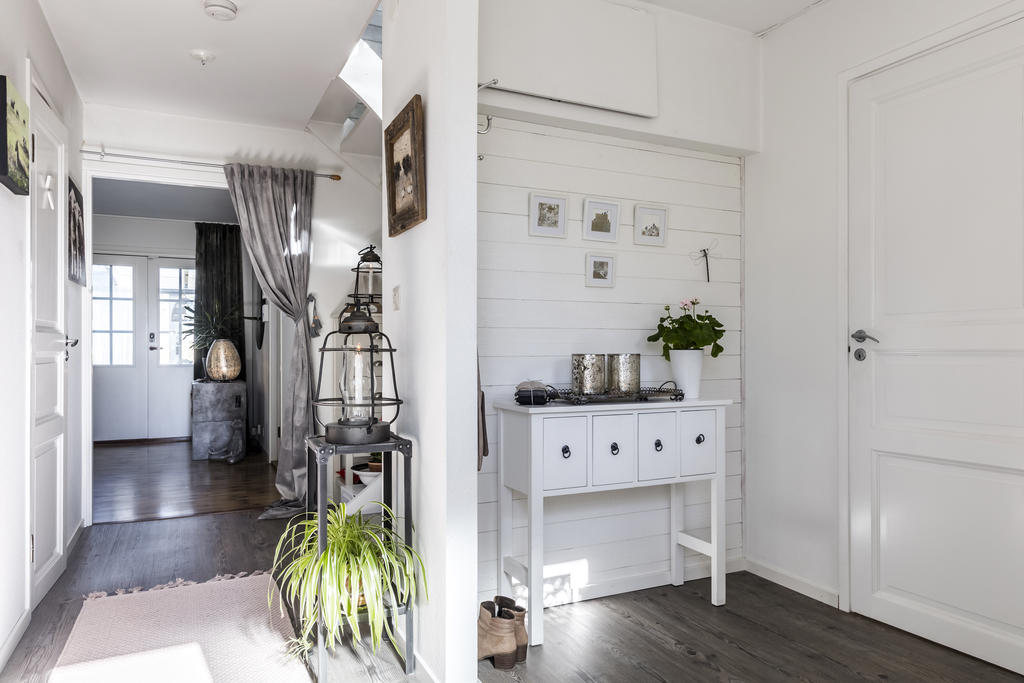 Välkomnande entréhall