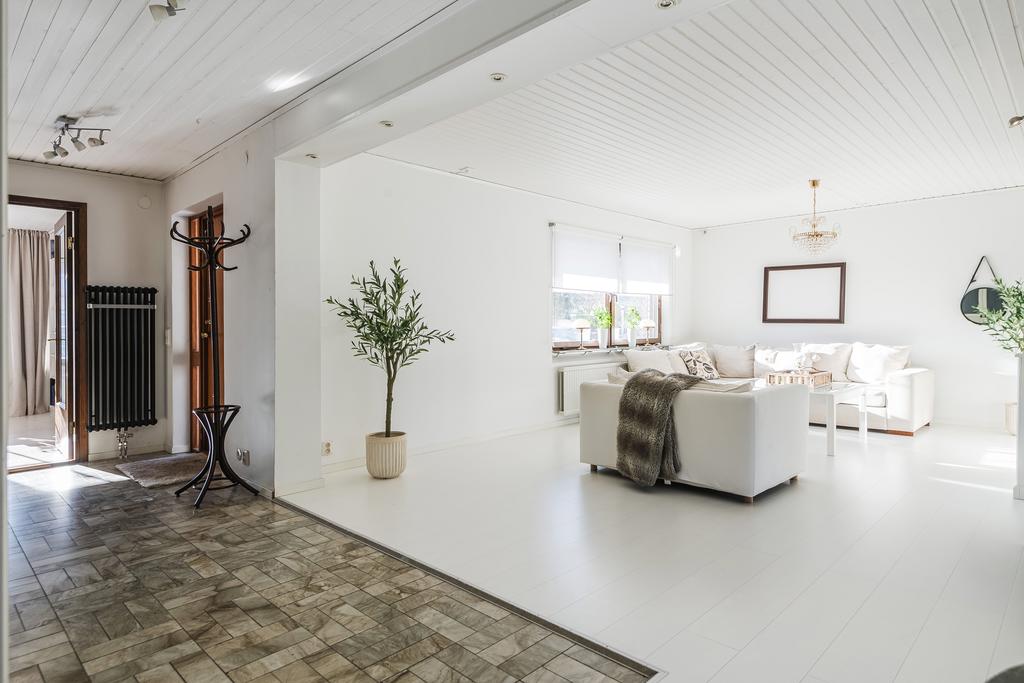 Öppen planlösning mot entréhall
