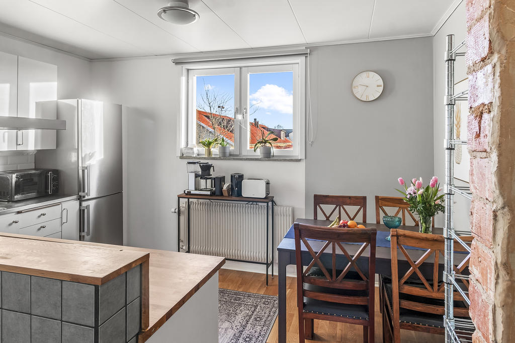 Kök med matplats