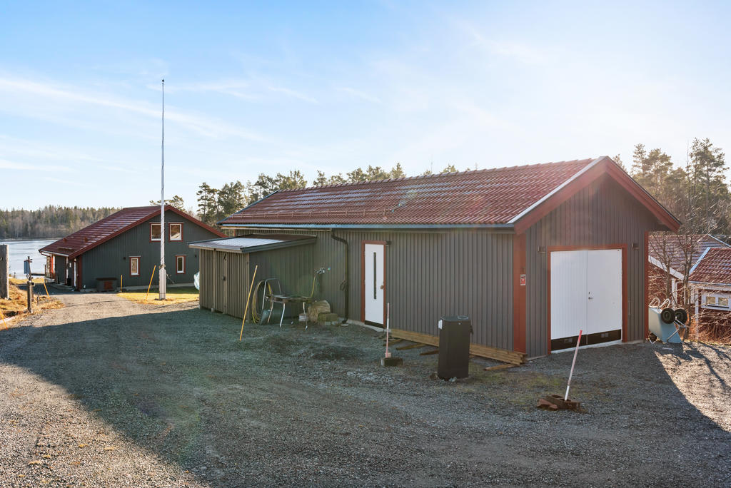 Garage med sovdel