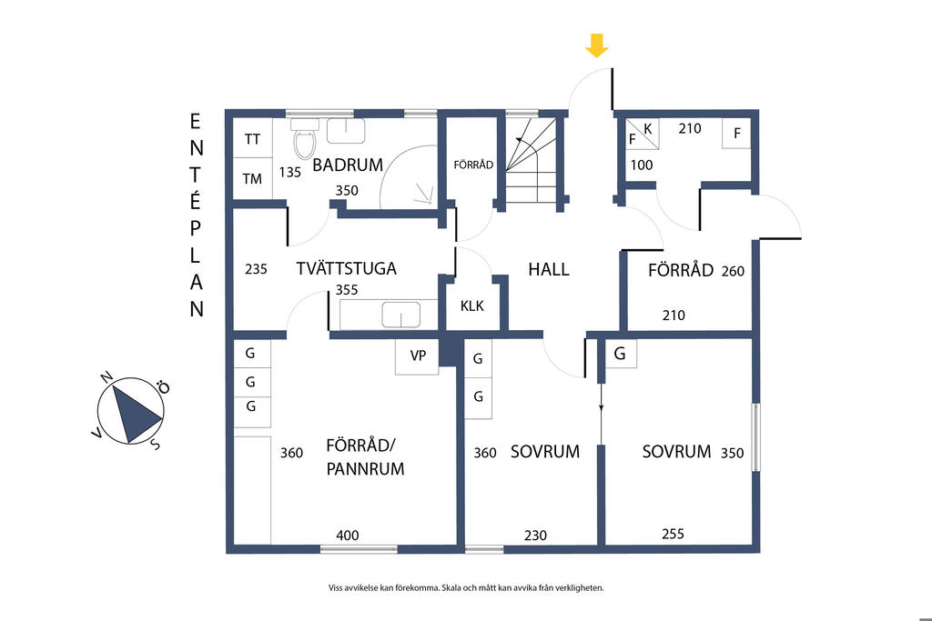 Planlösning Entréplan