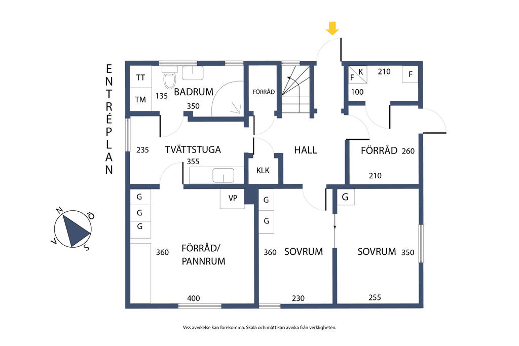 Planlösning Entréplan
