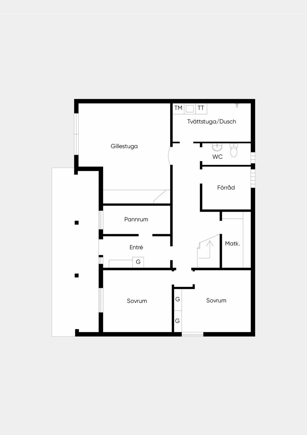 Souterängplan