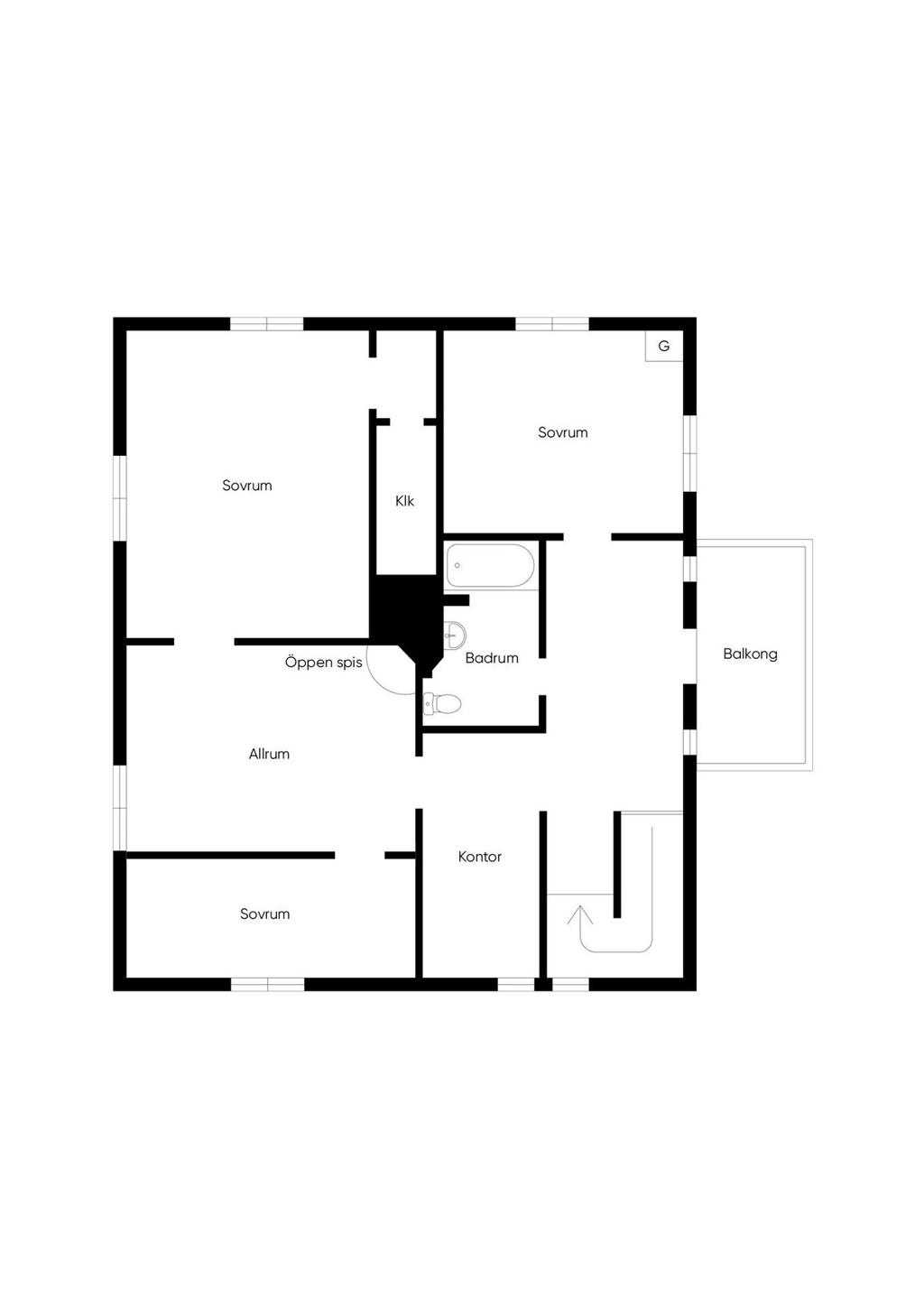 Alt övre plan