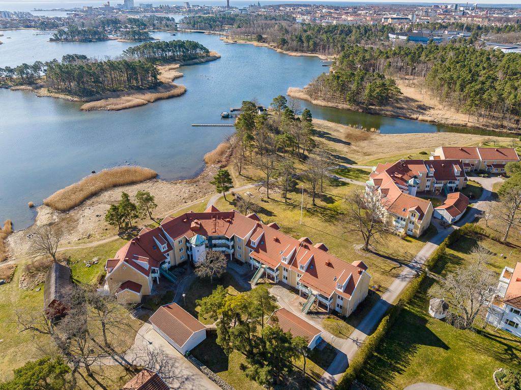 Norrfjärden precis utanför lägenheten