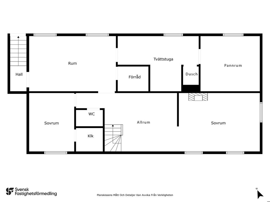 Planlösning källarplan