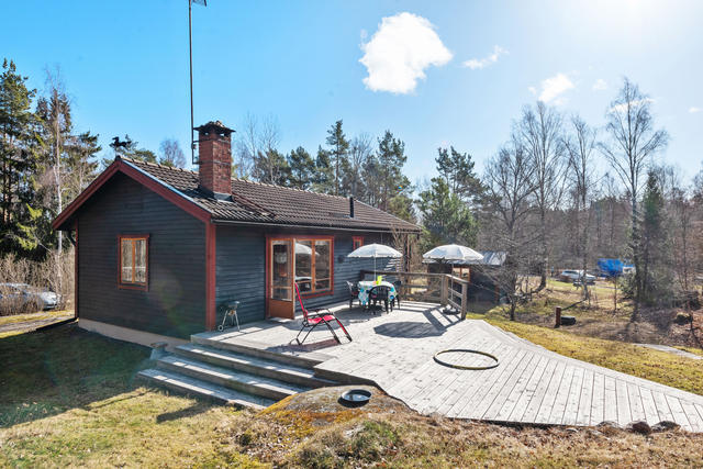 Huset med trevlig altan
