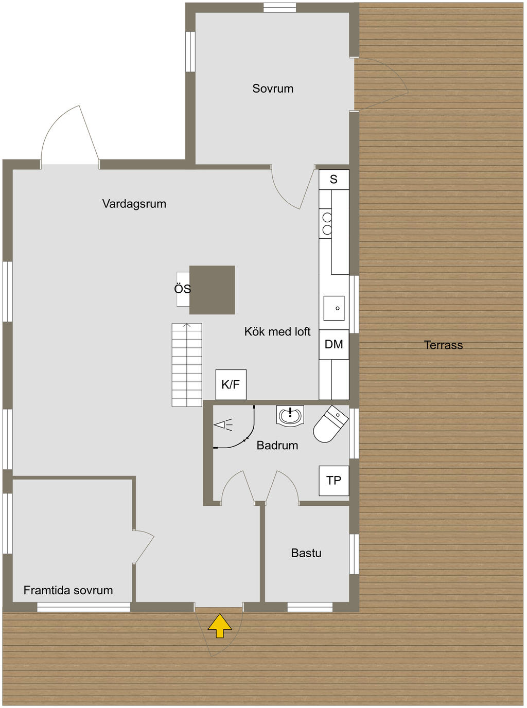Förslag planlösning