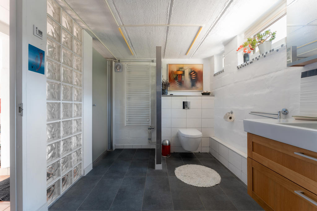 Wc/dusch i källarplan