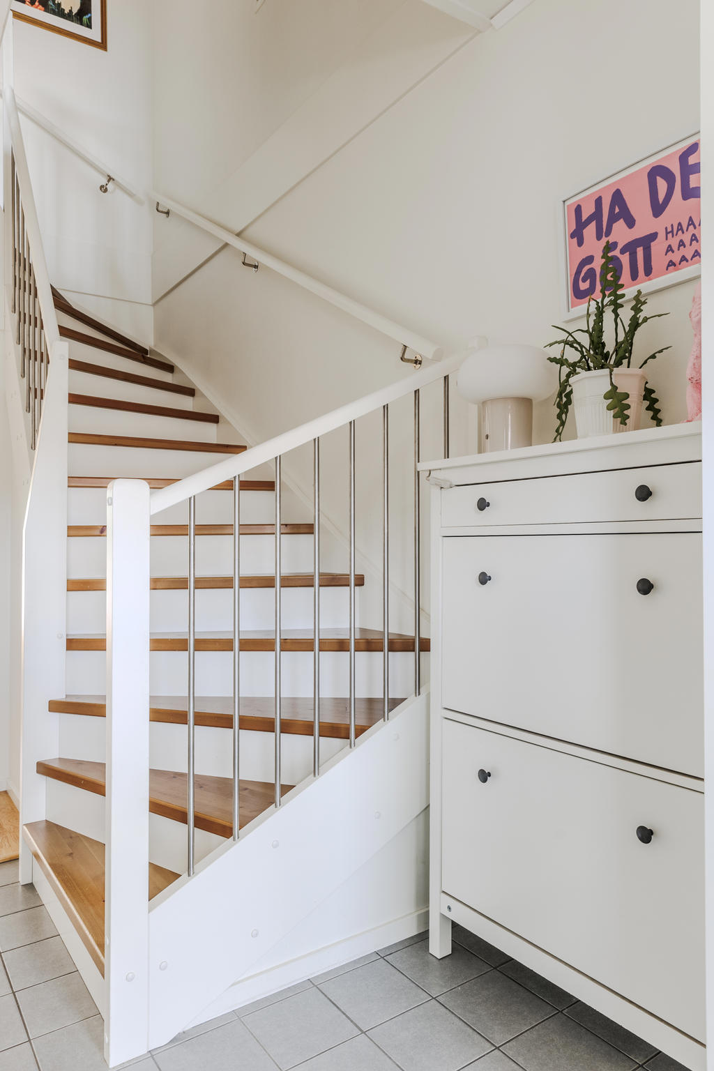 Trappen upp till övervåningen