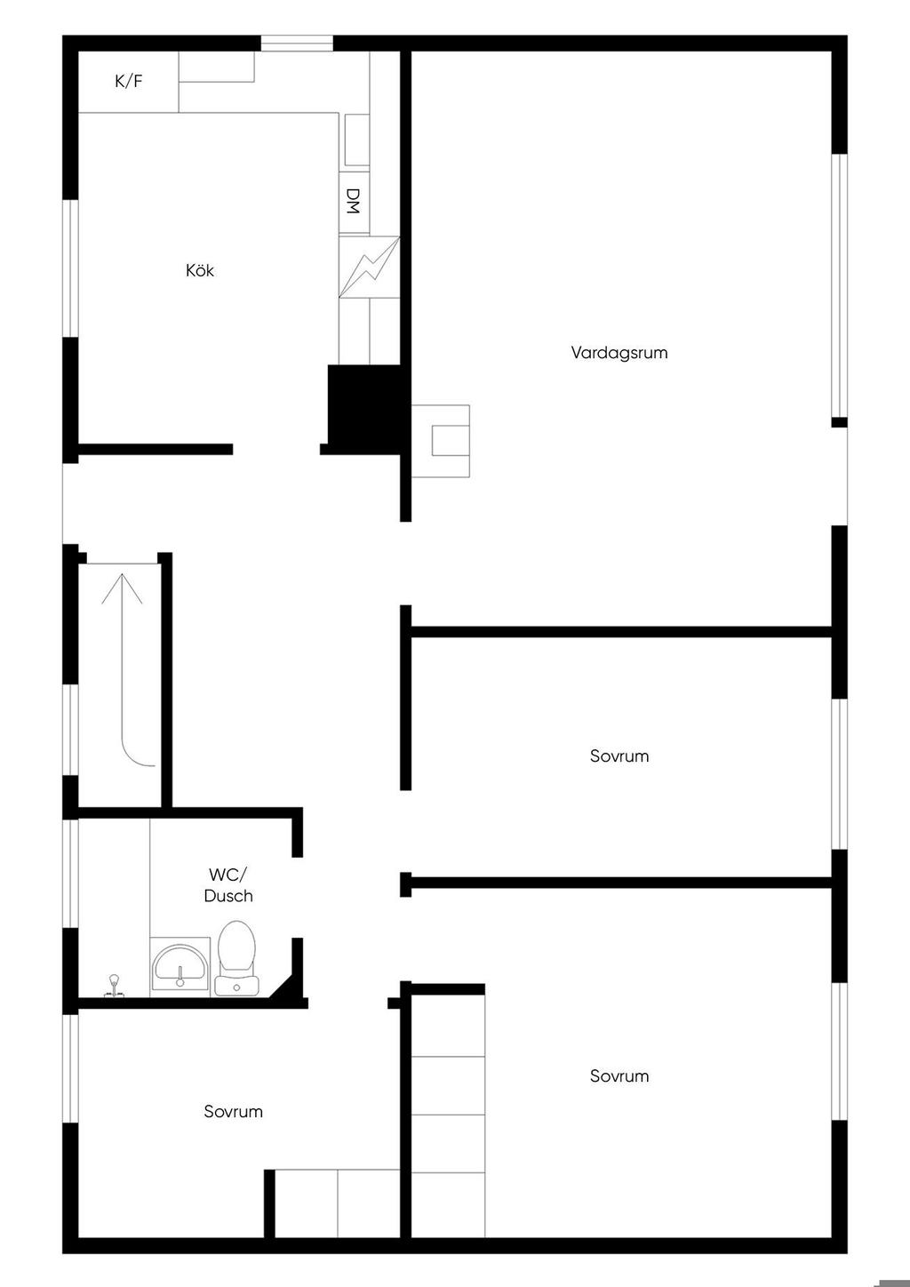 Planlösning - Entréplan