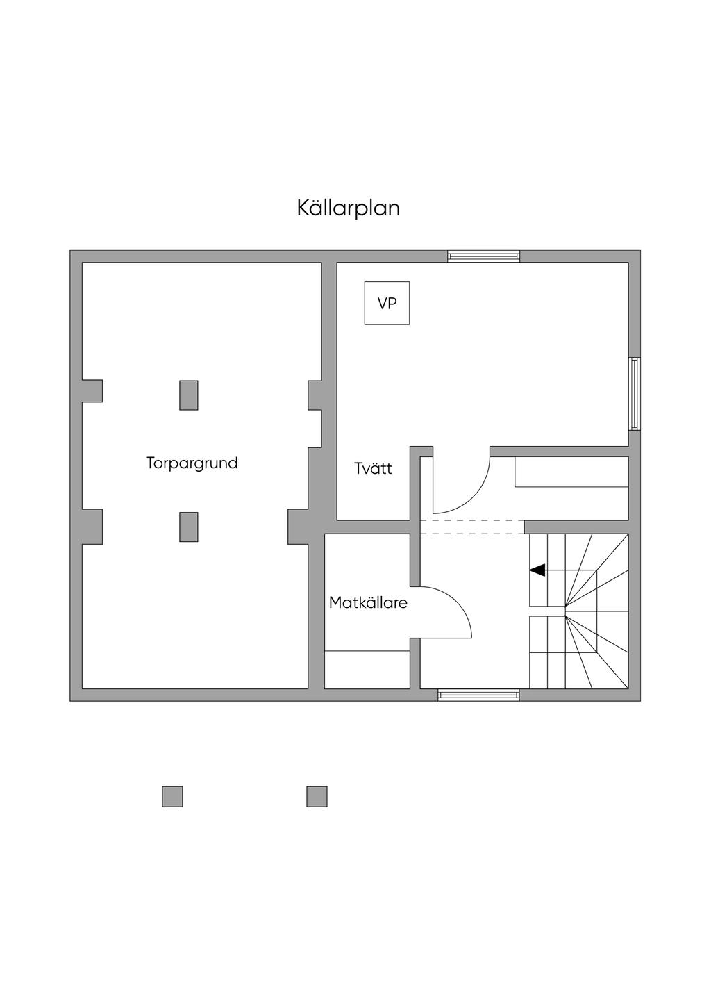 Planlösning källarplan