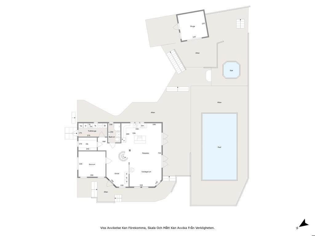 Nedre plan + altandäck