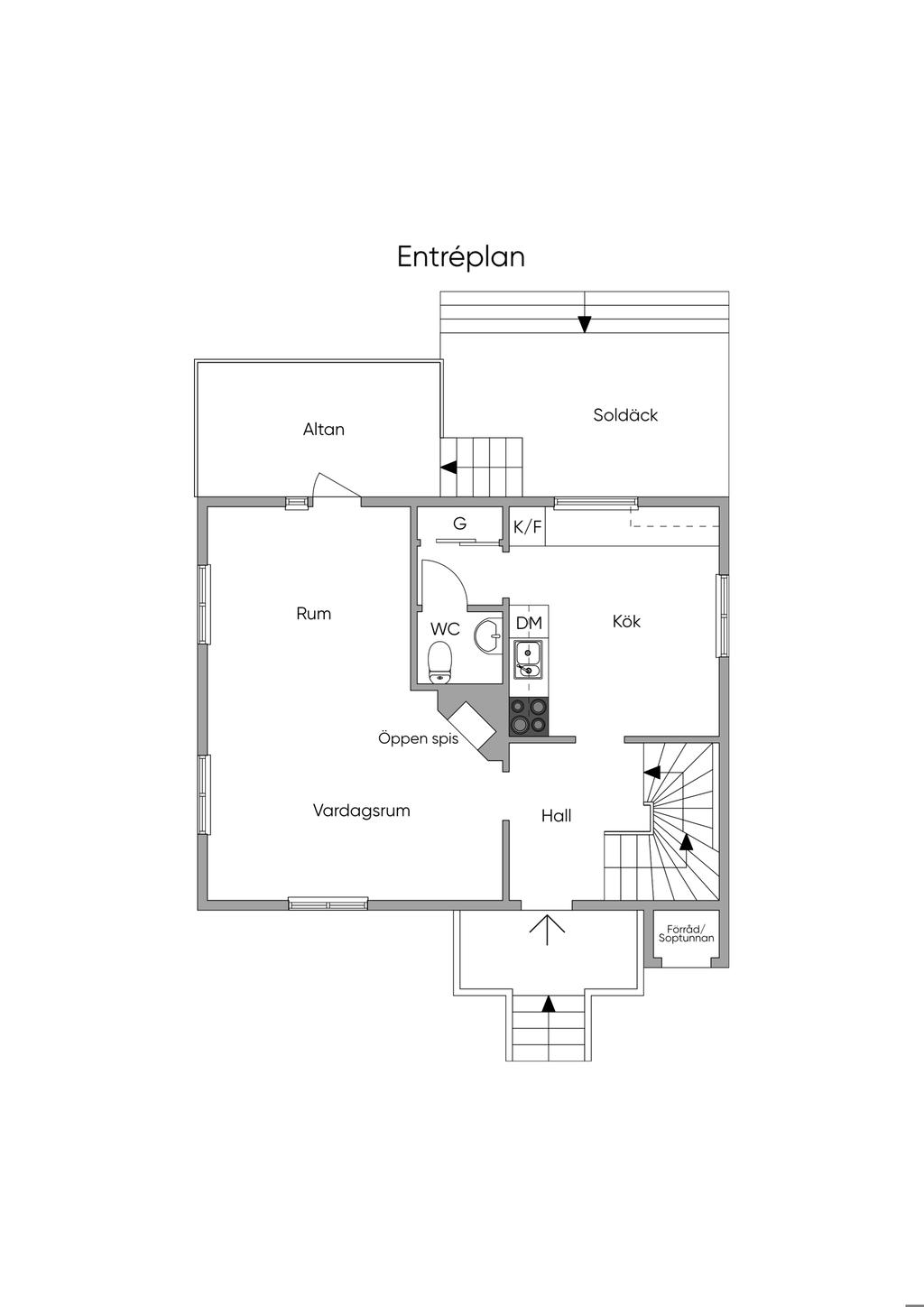 Planlösning entré