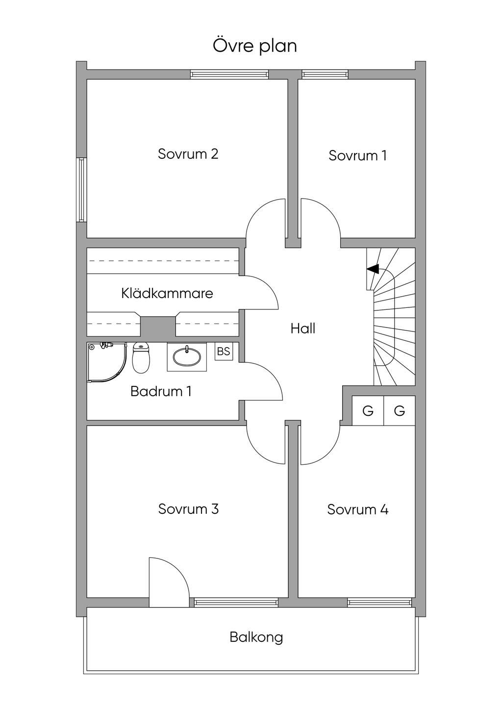 Övre plan