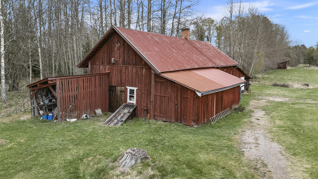Uthus med goda förvaringsmöjligheter