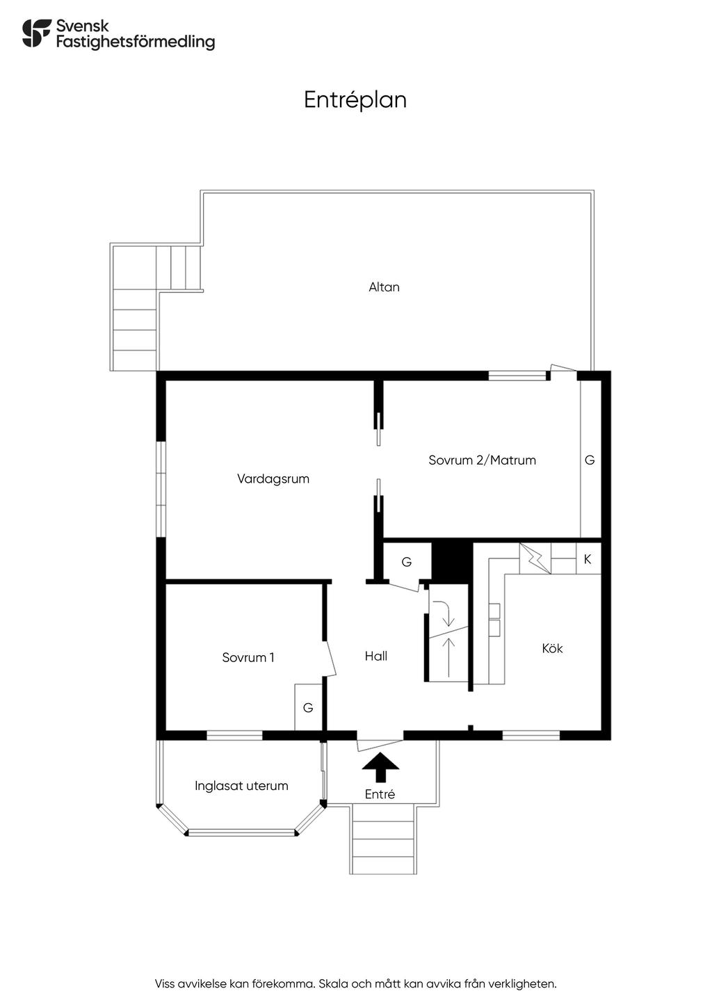 Planlösning - Entréplan