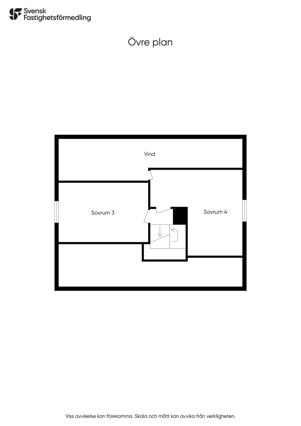 Planlösning - Övre plan