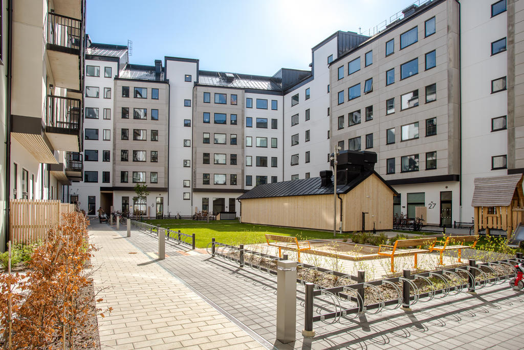 Föreningens fina innergård