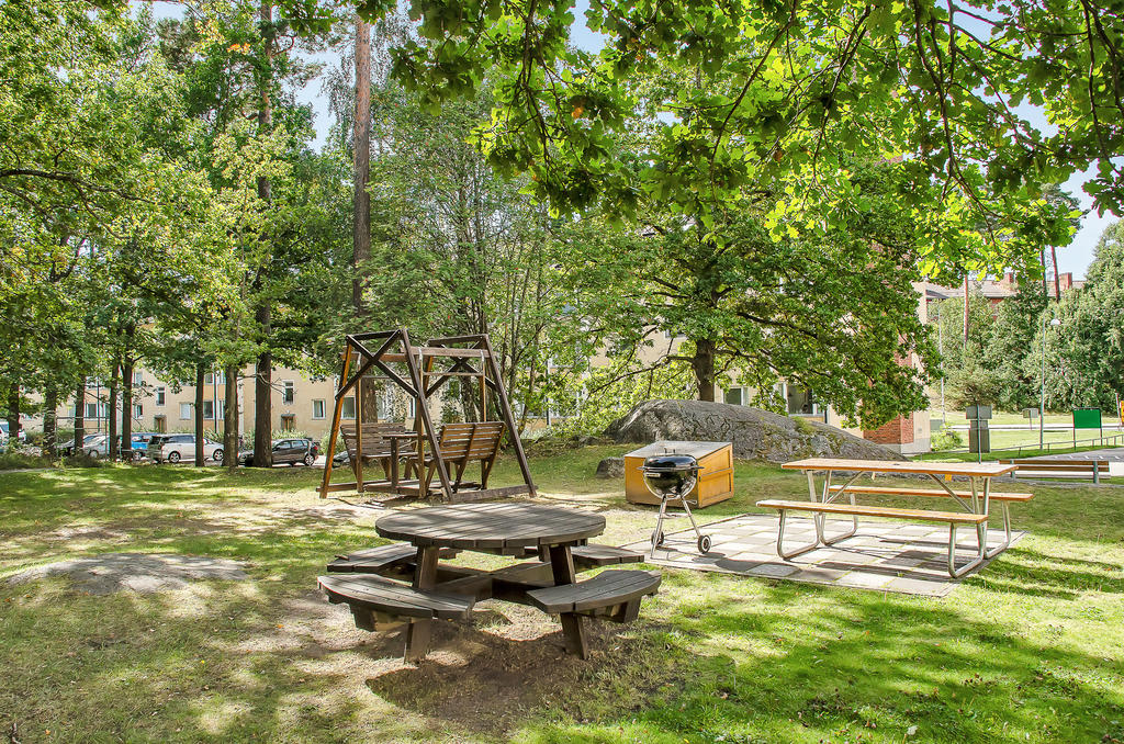 Trevlig innergård på Rondellen